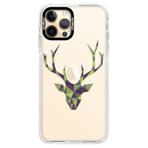 Silikónové puzdro Bumper iSaprio - Deer Green - iPhone 12 Pro vyobraziť