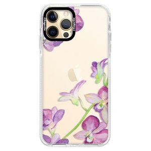 Silikónové puzdro Bumper iSaprio - Purple Orchid - iPhone 12 Pro vyobraziť
