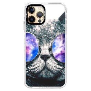 Silikónové puzdro Bumper iSaprio - Galaxy Cat - iPhone 12 Pro vyobraziť