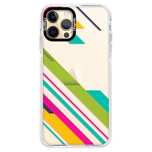 Silikónové puzdro Bumper iSaprio - Color Stripes 03 - iPhone 12 Pro vyobraziť