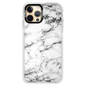 Silikónové puzdro Bumper iSaprio - White Marble 01 - iPhone 12 Pro vyobraziť