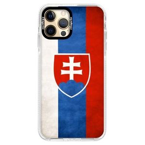 Silikónové puzdro Bumper iSaprio - Slovakia Flag - iPhone 12 Pro vyobraziť