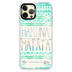 Silikónové puzdro Bumper iSaprio - Hakuna Matata Green - iPhone 12 Pro vyobraziť