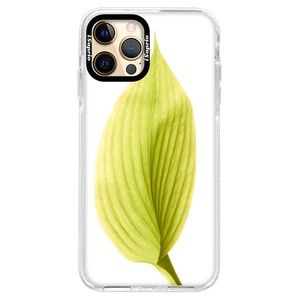 Silikónové puzdro Bumper iSaprio - Green Leaf - iPhone 12 Pro vyobraziť
