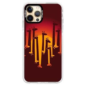 Silikónové puzdro Bumper iSaprio - Giraffe 01 - iPhone 12 Pro vyobraziť