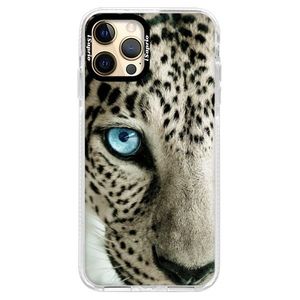 Silikónové puzdro Bumper iSaprio - White Panther - iPhone 12 Pro vyobraziť