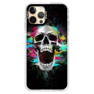 Silikónové puzdro Bumper iSaprio - Skull in Colors - iPhone 12 Pro vyobraziť