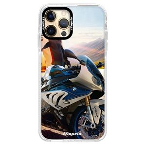 Silikónové puzdro Bumper iSaprio - Motorcycle 10 - iPhone 12 Pro vyobraziť