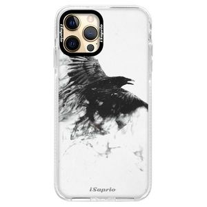 Silikónové puzdro Bumper iSaprio - Dark Bird 01 - iPhone 12 Pro vyobraziť