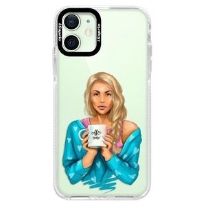 Silikónové puzdro Bumper iSaprio - Coffe Now - Blond - iPhone 12 vyobraziť