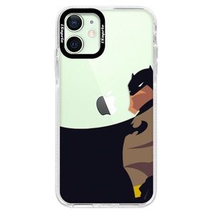 Silikónové puzdro Bumper iSaprio - BaT Comics - iPhone 12 vyobraziť