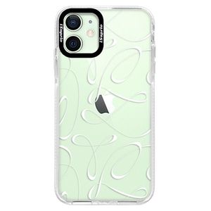 Silikónové puzdro Bumper iSaprio - Fancy - white - iPhone 12 vyobraziť