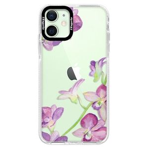 Silikónové puzdro Bumper iSaprio - Purple Orchid - iPhone 12 vyobraziť