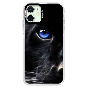 Silikónové puzdro Bumper iSaprio - Black Puma - iPhone 12 vyobraziť