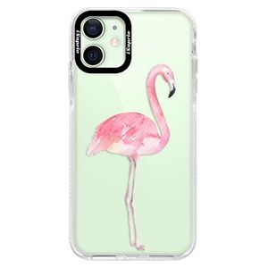 Silikónové puzdro Bumper iSaprio - Flamingo 01 - iPhone 12 vyobraziť