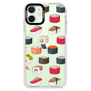 Silikónové puzdro Bumper iSaprio - Sushi Pattern - iPhone 12 vyobraziť