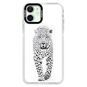 Silikónové puzdro Bumper iSaprio - White Jaguar - iPhone 12 vyobraziť