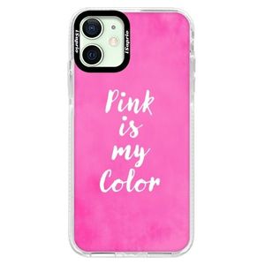 Silikónové puzdro Bumper iSaprio - Pink is my color - iPhone 12 vyobraziť