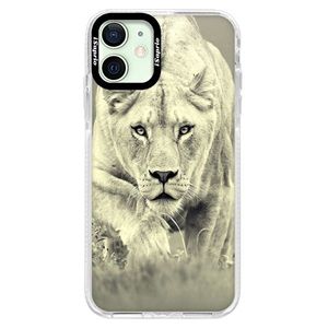 Silikónové puzdro Bumper iSaprio - Lioness 01 - iPhone 12 vyobraziť