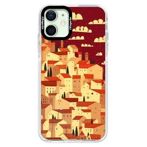 Silikónové puzdro Bumper iSaprio - Mountain City - iPhone 12 vyobraziť