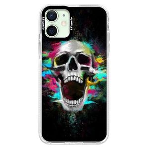 Silikónové puzdro Bumper iSaprio - Skull in Colors - iPhone 12 vyobraziť