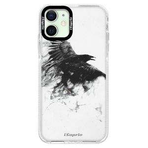 Silikónové puzdro Bumper iSaprio - Dark Bird 01 - iPhone 12 vyobraziť