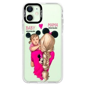 Silikónové puzdro Bumper iSaprio - Mama Mouse Blond and Girl - iPhone 12 mini vyobraziť