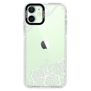 Silikónové puzdro Bumper iSaprio - White Lace 02 - iPhone 12 mini vyobraziť