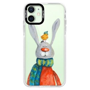 Silikónové puzdro Bumper iSaprio - Rabbit And Bird - iPhone 12 mini vyobraziť