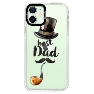 Silikónové puzdro Bumper iSaprio - Best Dad - iPhone 12 mini vyobraziť