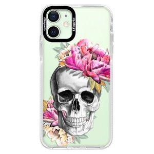 Silikónové puzdro Bumper iSaprio - Pretty Skull - iPhone 12 mini vyobraziť
