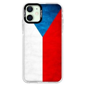 Silikónové puzdro Bumper iSaprio - Czech Flag - iPhone 12 mini vyobraziť