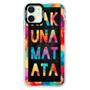 Silikónové puzdro Bumper iSaprio - Hakuna Matata 01 - iPhone 12 mini vyobraziť
