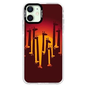 Silikónové puzdro Bumper iSaprio - Giraffe 01 - iPhone 12 mini vyobraziť