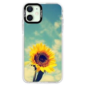 Silikónové puzdro Bumper iSaprio - Sunflower 01 - iPhone 12 mini vyobraziť