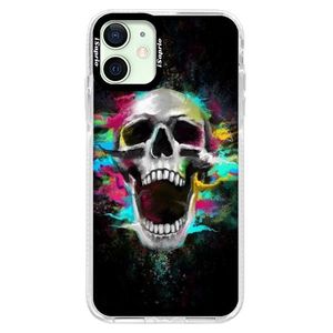 Silikónové puzdro Bumper iSaprio - Skull in Colors - iPhone 12 mini vyobraziť