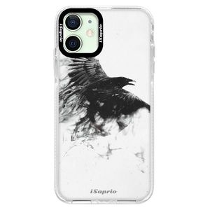 Silikónové puzdro Bumper iSaprio - Dark Bird 01 - iPhone 12 mini vyobraziť
