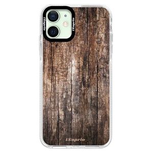 Silikónové puzdro Bumper iSaprio - Wood 11 - iPhone 12 mini vyobraziť