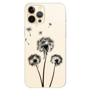 Plastové puzdro iSaprio - Three Dandelions - black - iPhone 12 Pro Max vyobraziť