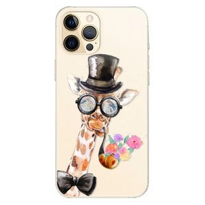 Plastové puzdro iSaprio - Sir Giraffe - iPhone 12 Pro Max vyobraziť