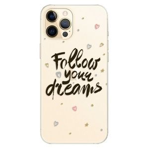 Plastové puzdro iSaprio - Follow Your Dreams - black - iPhone 12 Pro Max vyobraziť