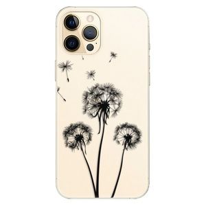 Plastové puzdro iSaprio - Three Dandelions - black - iPhone 12 Pro vyobraziť