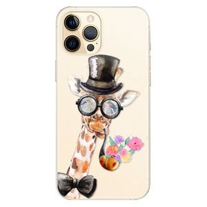 Plastové puzdro iSaprio - Sir Giraffe - iPhone 12 Pro vyobraziť