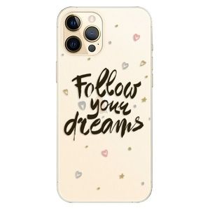 Plastové puzdro iSaprio - Follow Your Dreams - black - iPhone 12 Pro vyobraziť