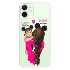 Plastové puzdro iSaprio - Mama Mouse Brunette and Girl - iPhone 12 mini vyobraziť