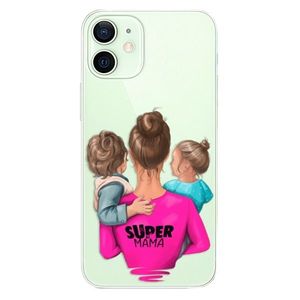 Plastové puzdro iSaprio - Super Mama - Boy and Girl - iPhone 12 mini vyobraziť