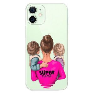 Plastové puzdro iSaprio - Super Mama - Two Boys - iPhone 12 mini vyobraziť
