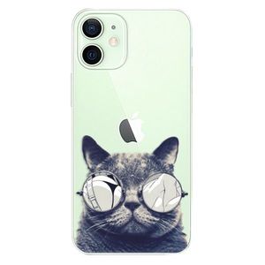 Plastové puzdro iSaprio - Crazy Cat 01 - iPhone 12 mini vyobraziť