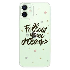 Plastové puzdro iSaprio - Follow Your Dreams - black - iPhone 12 mini vyobraziť