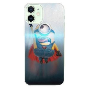 Plastové puzdro iSaprio - Mimons Superman 02 - iPhone 12 mini vyobraziť